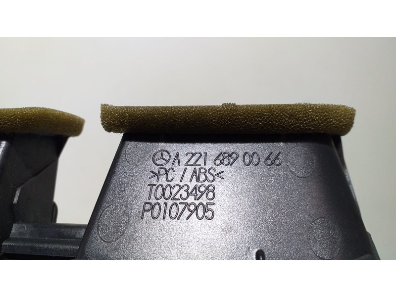 Recambio de rejilla aireadora para mercedes-benz clase s (w221) berlina 350 (221.056) referencia OEM IAM A2216890066 64606 