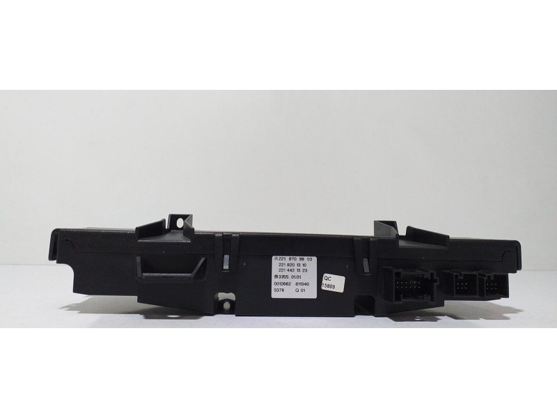 Recambio de mando climatizador para mercedes-benz clase s (w221) berlina 350 (221.056) referencia OEM IAM 2218709810 64607 
