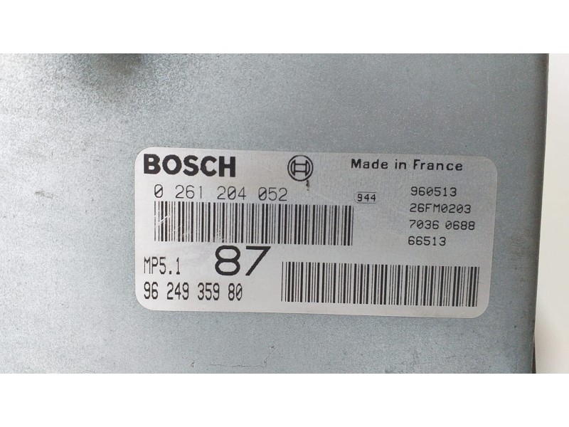 Recambio de centralita motor uce para peugeot 306 berlina 3/4/5 puertas (s2) básico referencia OEM IAM 9624935980 73154 R