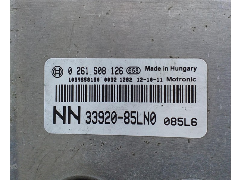 Recambio de centralita motor uce para suzuki splash a5b gl referencia OEM IAM 3392085LN0 73179 R Recambio de centralita motor uce para suzuki splash a5b gl referencia OEM IAM 3392085LN0 73179 R