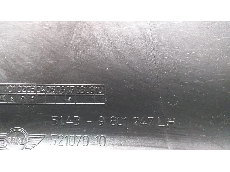 Recambio de molduras delanteras para mini countryman (r60) cooper referencia OEM IAM 51439801247 52762 