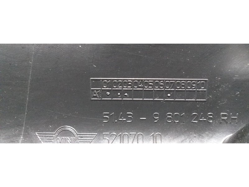 Recambio de molduras delanteras para mini countryman (r60) cooper referencia OEM IAM 51439801248 52763 