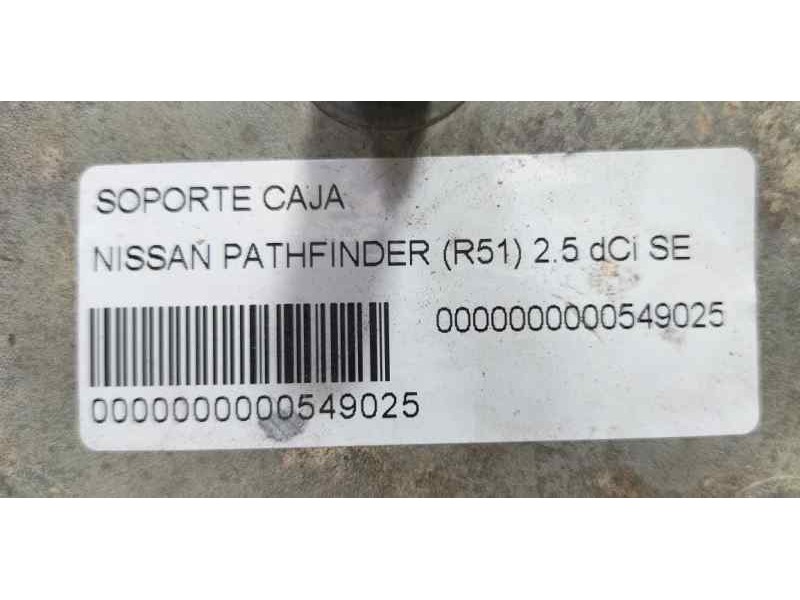 Recambio de soporte cambio para nissan pathfinder (r51) 2.5 dci se referencia OEM IAM YD25DDTI 85033 