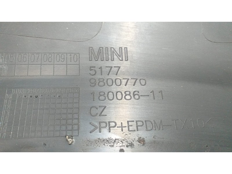 Recambio de aletin trasero derecho para mini countryman (r60) cooper referencia OEM IAM 51779800770 52771 