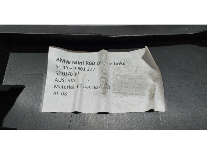 Recambio de molduras traseras para mini countryman (r60) cooper referencia OEM IAM 51439801277 52778 