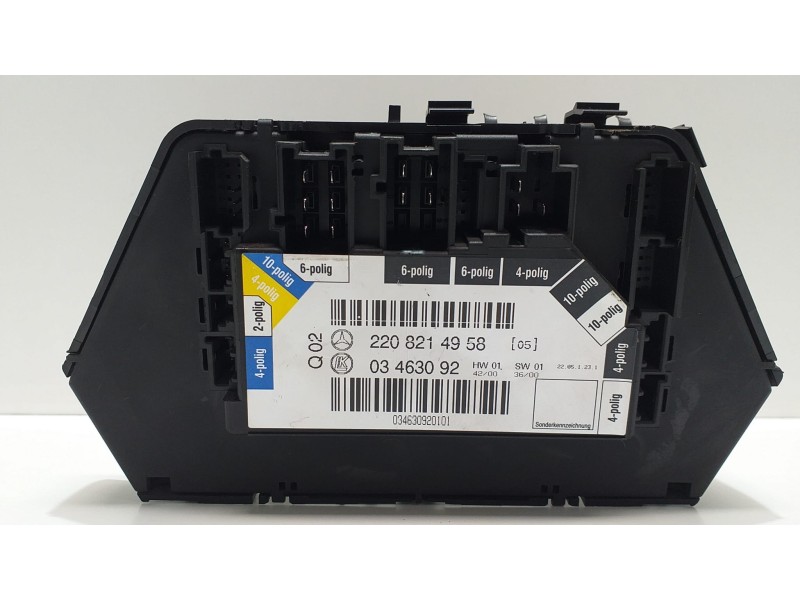 Recambio de modulo electronico para mercedes-benz clase s (w220) berlina 3.2 v6 18v cat referencia OEM IAM 2208214958 52855 
