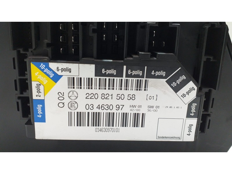 Recambio de modulo electronico para mercedes-benz clase s (w220) berlina 3.2 v6 18v cat referencia OEM IAM 2208215058 52856 