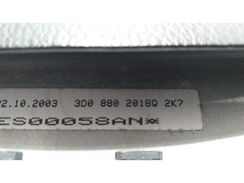 Recambio de airbag delantero izquierdo para volkswagen phaeton (3d2/3d8) tdi v10 (5 asientos) referencia OEM IAM 3D0880201BQ 528