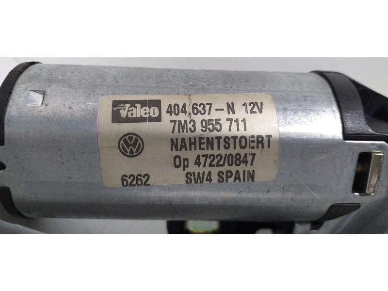 Recambio de motor limpia trasero para seat alhambra (7v9) 1.9 tdi referencia OEM IAM 7M3955711 64891 