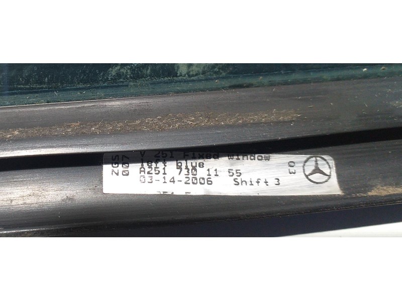 Recambio de luna custodia trasera izquierda para mercedes-benz clase r (w251) 320 cdi l (251.122) referencia OEM IAM A2517301155