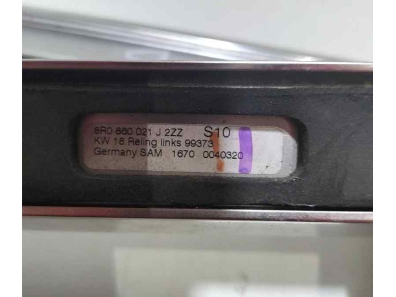 Recambio de barras techo para audi q5 (8r) 3.0 tdi referencia OEM IAM 8R0880022J 80335 