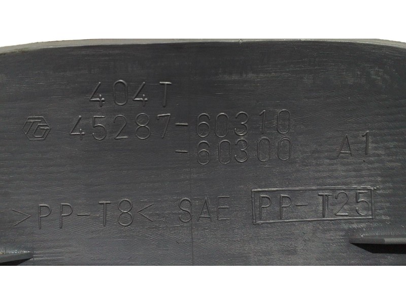 Recambio de molduras delanteras para toyota land cruiser (j9) td vx (5-ptas.) (kzj95) referencia OEM IAM 4528760310 53181 