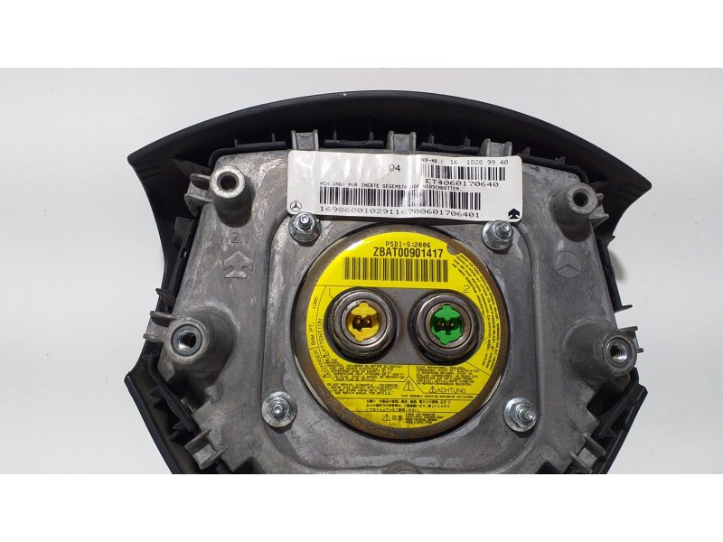 Recambio de airbag delantero izquierdo para mercedes-benz clase a (w169) a 180 cdi (169.007) referencia OEM IAM 1698600102 65194 Recambio de airbag delantero izquierdo para mercedes-benz clase a (w169) a 180 cdi (169.007) referencia OEM IAM 1698600102 65194
