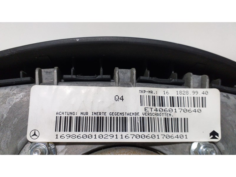 Recambio de airbag delantero izquierdo para mercedes-benz clase a (w169) a 180 cdi (169.007) referencia OEM IAM 1698600102 65194 Recambio de airbag delantero izquierdo para mercedes-benz clase a (w169) a 180 cdi (169.007) referencia OEM IAM 1698600102 65194