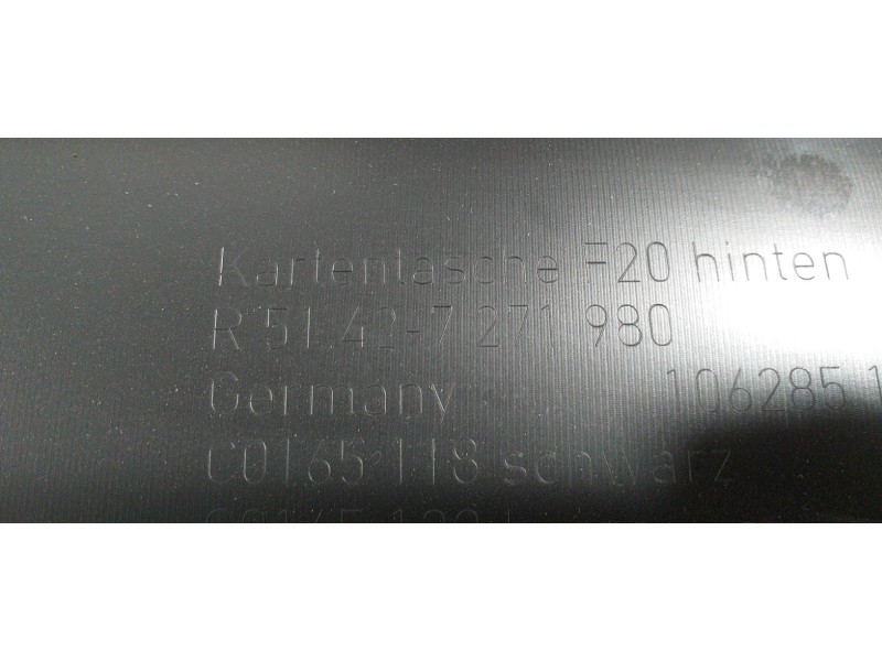 Recambio de guarnecido puerta trasera derecha para bmw serie 1 lim. (f20) m135i xdrive referencia OEM IAM 51427271980 65200 