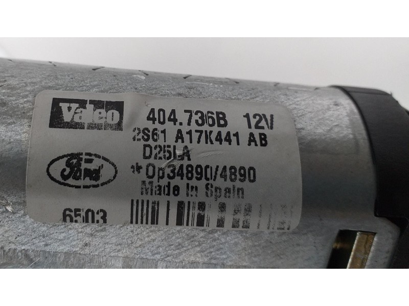 Recambio de motor limpia trasero para ford fiesta (cbk) 1.4 tdci cat referencia OEM IAM 2S61A17K441AB 65298 