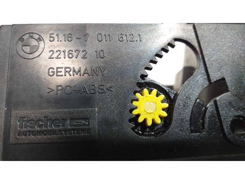 Recambio de rejilla aireadora para bmw serie 7 (e65/e66) 735i referencia OEM IAM 51167011612 53317 