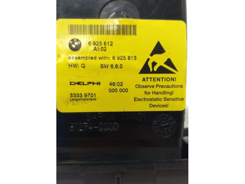 Recambio de modulo electronico para bmw serie 7 (e65/e66) 735i referencia OEM IAM 6925812 53333 