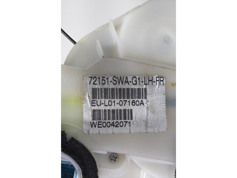 Recambio de cerradura puerta delantera izquierda para honda cr-v (re) comfort referencia OEM IAM 72151SWA 73847 R Recambio de cerradura puerta delantera izquierda para honda cr-v (re) comfort referencia OEM IAM 72151SWA 73847 R