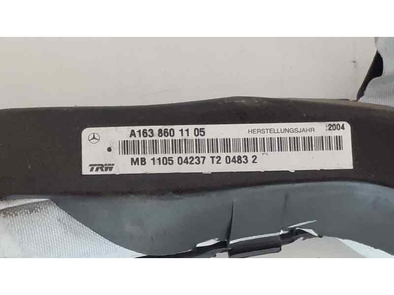 Recambio de airbag cortina delantero izquierdo para mercedes-benz clase m (w163) 400 cdi (163.128) referencia OEM IAM A163860110