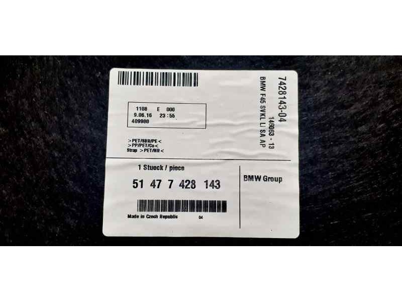 Recambio de juego tapizados / cartoneras para bmw serie 2 active tourer (f45) 218d referencia OEM IAM 51477428143 41136 