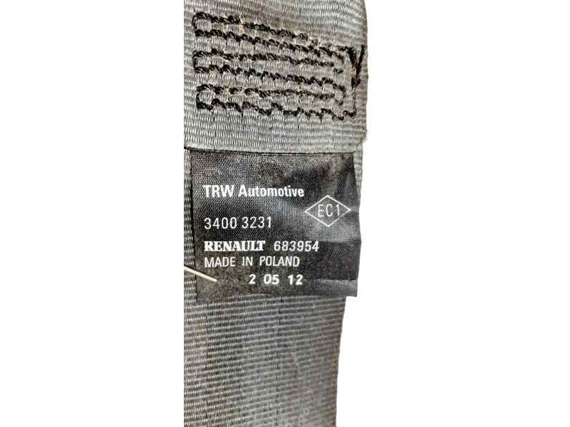 Recambio de cinturon seguridad trasero izquierdo para renault clio iii exception referencia OEM IAM 34003231 41770 