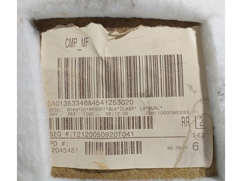 Recambio de guarnecido puerta trasera derecha para mercedes-benz clase m (w164) 500 (164.175) referencia OEM IAM M113964 58220 