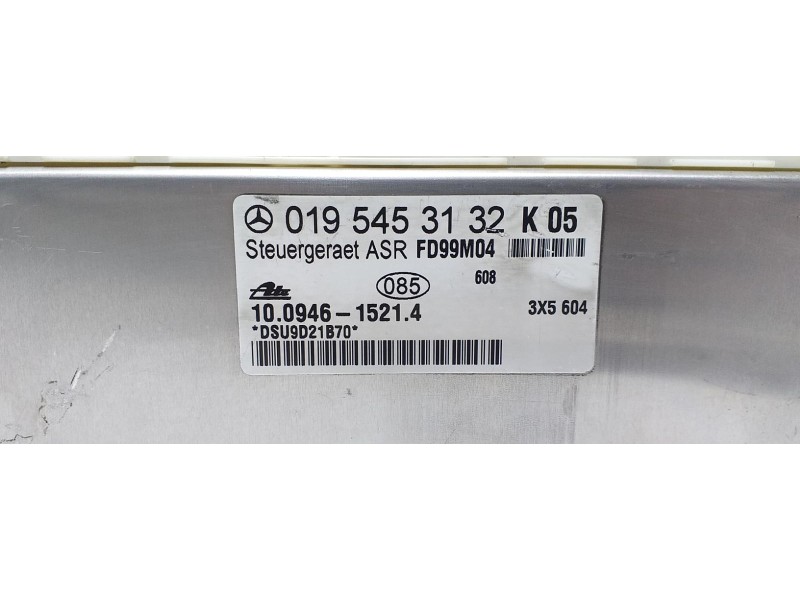 Recambio de centralita asr para mercedes-benz clase slk (w170) roadster 230 compressor (170.447) referencia OEM IAM 0195453132 5