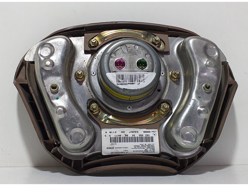 Recambio de airbag delantero izquierdo para mercedes-benz clase m (w163) 230 (163.136) referencia OEM IAM 1634600298 66114  Recambio de airbag delantero izquierdo para mercedes-benz clase m (w163) 230 (163.136) referencia OEM IAM 1634600298 66114