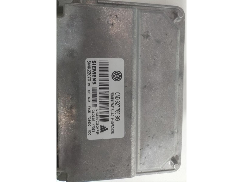 Recambio de centralita cambio automatico para volkswagen touareg (7l6) tdi v6 +motion referencia OEM IAM 0AD927755BG 77883 