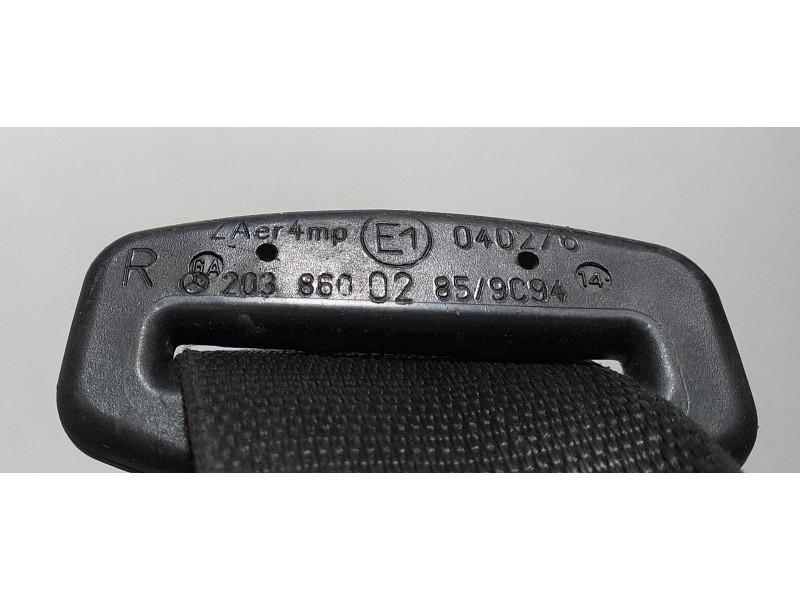 Recambio de cinturon seguridad delantero derecho para mercedes-benz clase c (w203) berlina 200 cdi (203.004) referencia OEM IAM 