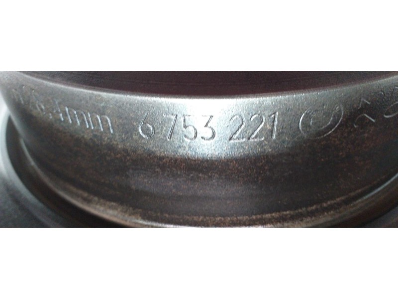 Recambio de disco freno delantero para bmw serie 6 coupe (e63) 630i referencia OEM IAM 6753221 54454 