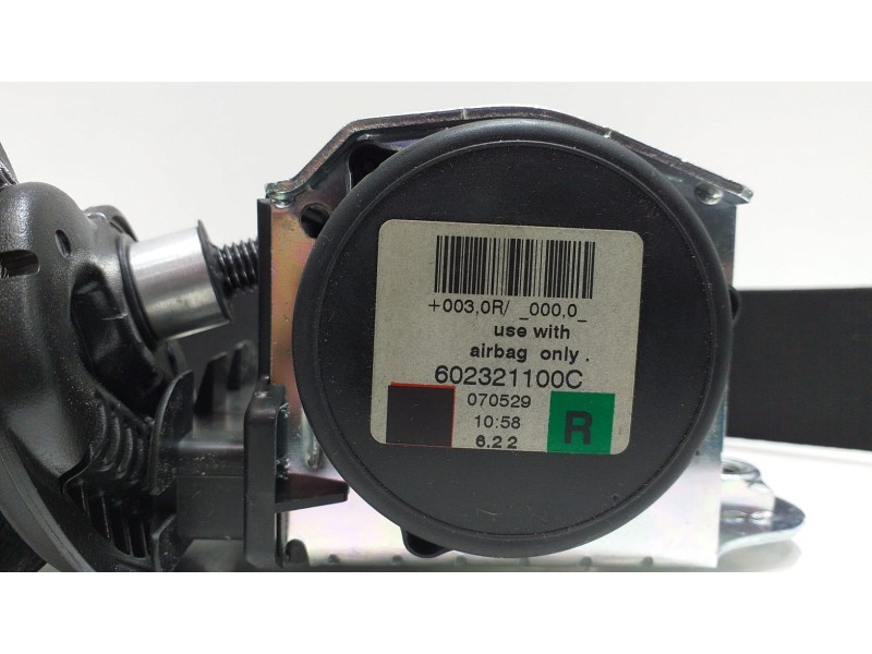 Recambio de cinturon seguridad delantero derecho para bmw serie 6 coupe (e63) 630i referencia OEM IAM 602321100C 54455 
