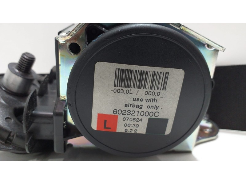 Recambio de cinturon seguridad delantero izquierdo para bmw serie 6 coupe (e63) 630i referencia OEM IAM 602321000C 54456 