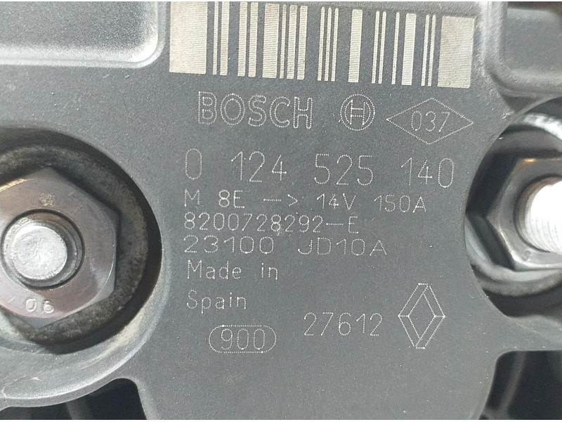 Recambio de alternador para nissan juke (f15) acenta referencia OEM IAM 8200728292E 68750 