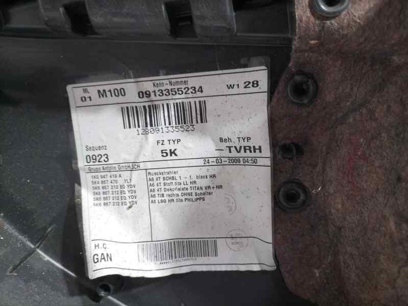 Recambio de guarnecido puerta trasera derecha para volkswagen golf vi (5k1) advance referencia OEM IAM 5K6867212 82095 