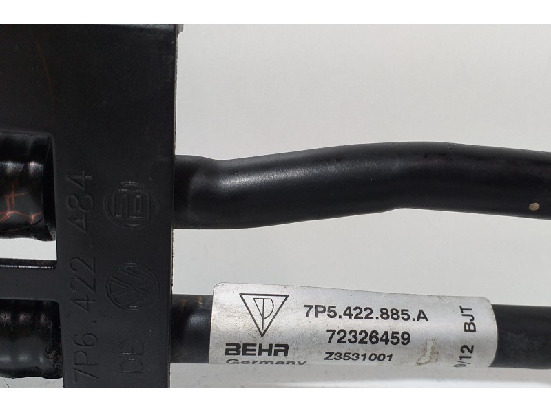 Recambio de enfriador aceite direccion para porsche cayenne (typ 92aa) gts referencia OEM IAM 7P5422885A 66164 