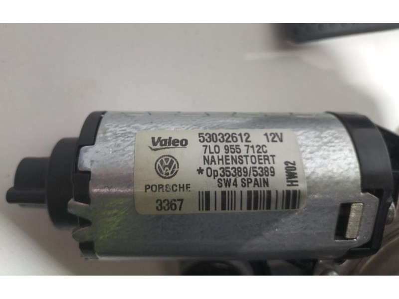 Recambio de motor limpia trasero para volkswagen touareg (7l6) tdi v6 +motion referencia OEM IAM 7L0955712C 77967 