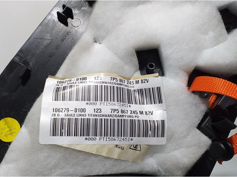 Recambio de guarnecido porton trasero para porsche cayenne (typ 92aa) gts referencia OEM IAM 7P5867245 66227 