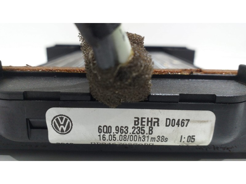 Recambio de resistencia calefaccion para seat ibiza (6j5) reference referencia OEM IAM 6Q0963235B 54602 