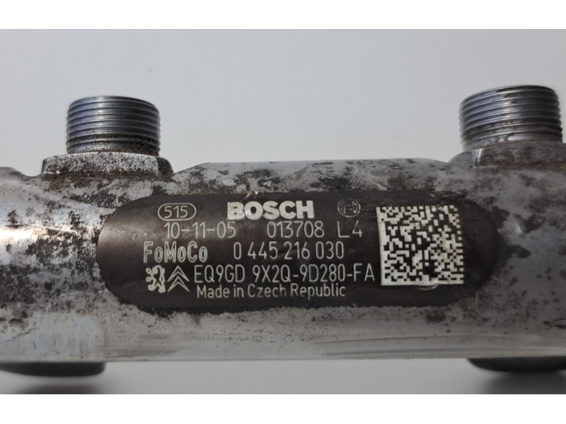 Recambio de rampa inyectora para citroën c6 3.0 v6 hdi fap cat (x801 / dt20c) referencia OEM IAM 0445216030 75846 R