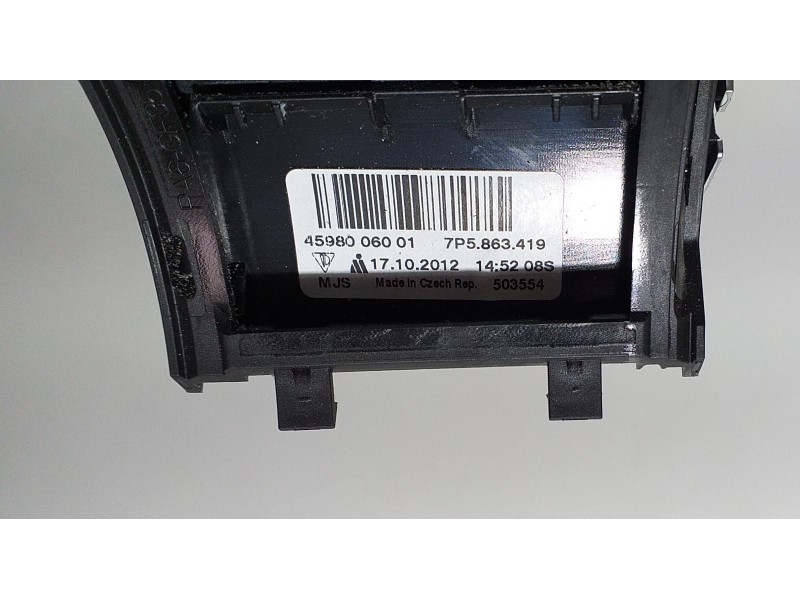 Recambio de guarnecidos palanca cambio para porsche cayenne (typ 92aa) gts referencia OEM IAM 7P5863419 66313 