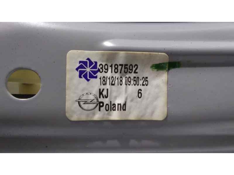 Recambio de elevalunas trasero derecho para opel crossland x design line referencia OEM IAM 39187592 46794 