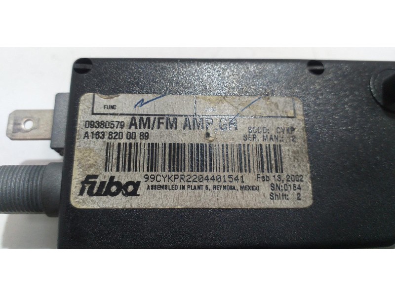 Recambio de modulo electronico para mercedes-benz clase m (w163) 400 cdi (163.128) referencia OEM IAM A1638200089 54692 