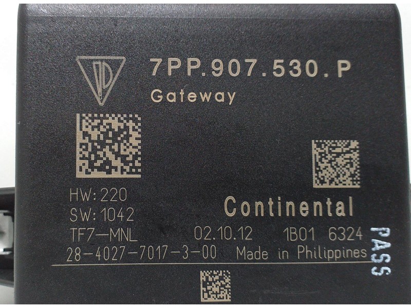 Recambio de modulo electronico para porsche cayenne (typ 92aa) gts referencia OEM IAM 7PP907530P 66338 