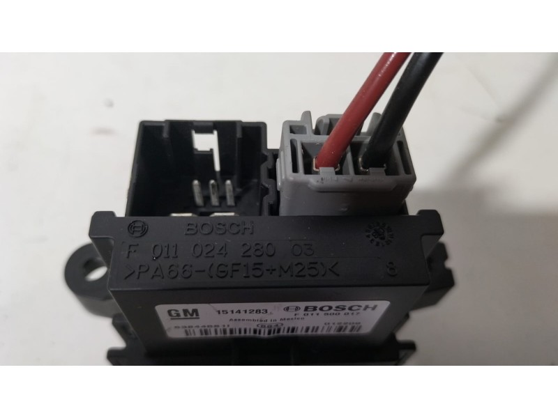 Recambio de resistencia calefaccion para opel insignia berlina cosmo referencia OEM IAM 15141283 78217 