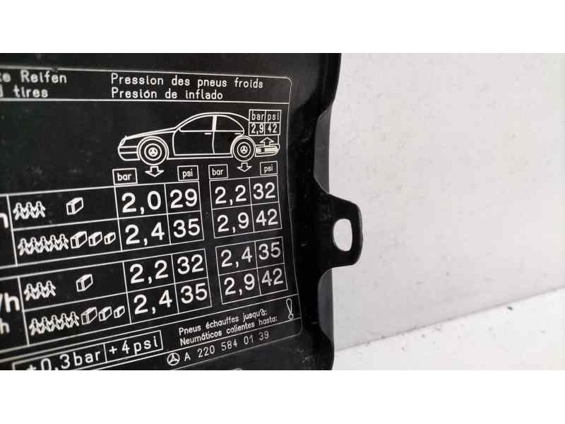 Recambio de tapa exterior combustible para mercedes-benz clase s (w220) berlina 500 (220.075) referencia OEM IAM A2205840039 835