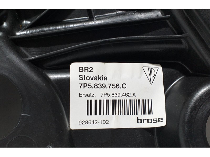 Recambio de elevalunas trasero derecho para porsche cayenne (typ 92aa) gts referencia OEM IAM 7P5839756C 66376 