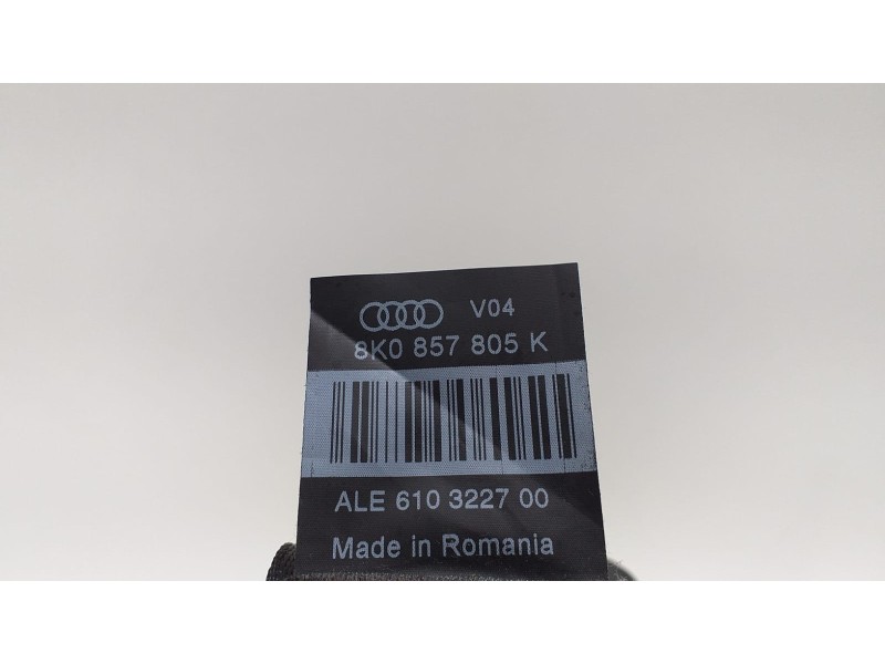Recambio de cinturon seguridad trasero izquierdo para audi a5 coupe (8t) 2.0 tdi quattro referencia OEM IAM 8K0857805K 54816 