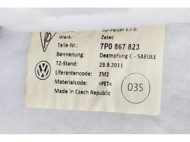 Recambio de moldura para porsche cayenne (typ 92aa) gts referencia OEM IAM 7P5867241N 66382 